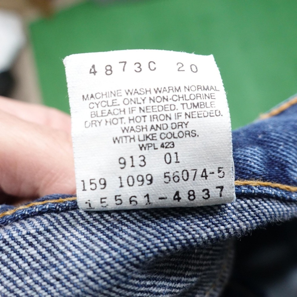 Vintage Levi's Jeans Womens 16 Blue Straight Relaxed Fit 560 Denim 33x32 90s - Picture 7 of 8